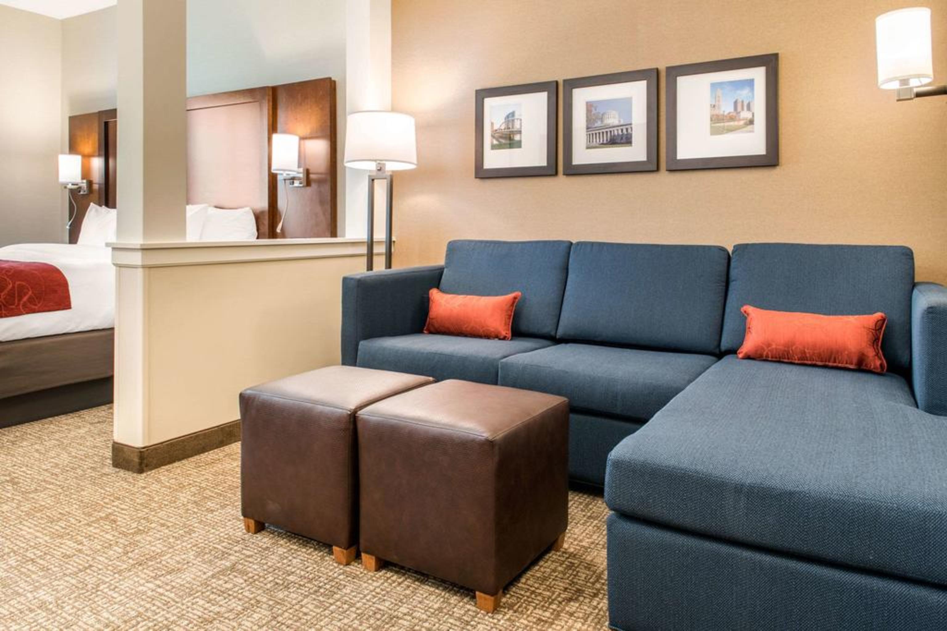 Comfort Suites Columbus Airport Exterior foto
